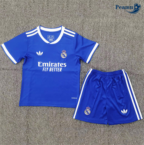 Criar Camisola Futebol Real Madrid Crianças Equipamento Azul 2025-2026