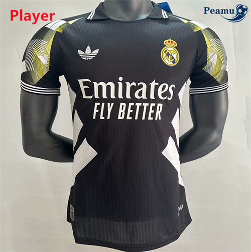 Oferta Camisola Futebol Real Madrid Player Equipamento Training preto 2025-2026