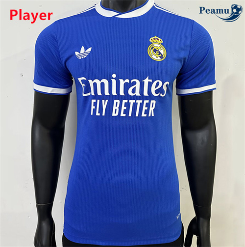 Novo Camisola Futebol Real Madrid Player Equipamento Azul 2025-2026