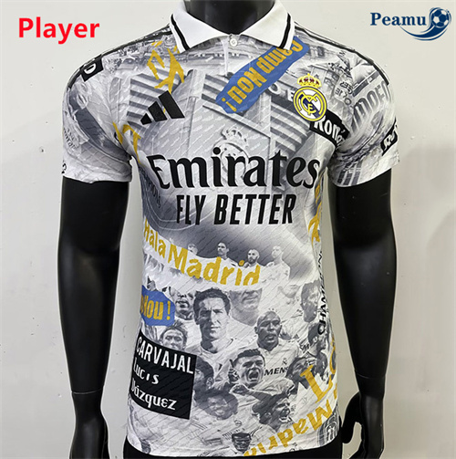 Criar Camisola Futebol Real Madrid Player Equipamento star painted 2025-2026