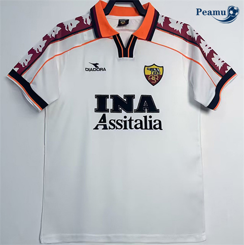Loja Camisola Futebol Retrô AS Roma Alternativa Equipamento 1998-99