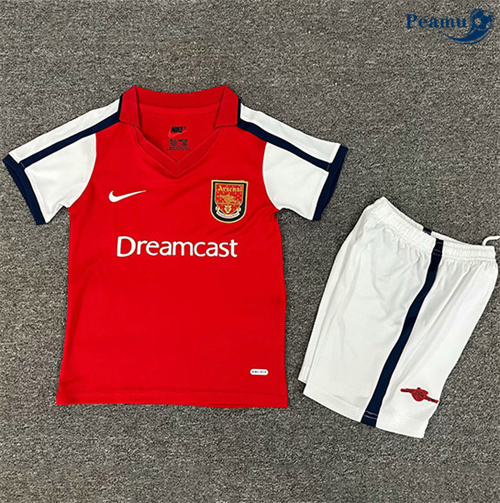 Loja Camisola Futebol Retrô Arsenal Crianças Principal Equipamento 2000-02