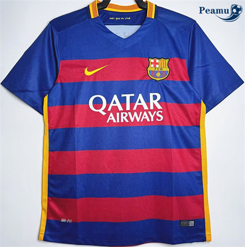 Novos Camisola Futebol Retrô Barcelona Principal Equipamento 2015-16