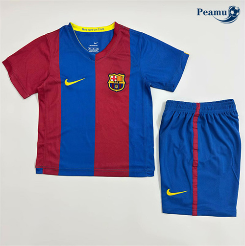 Vender Camisola Futebol Retrô Barcelona Crianças Principal Equipamento 2006-07