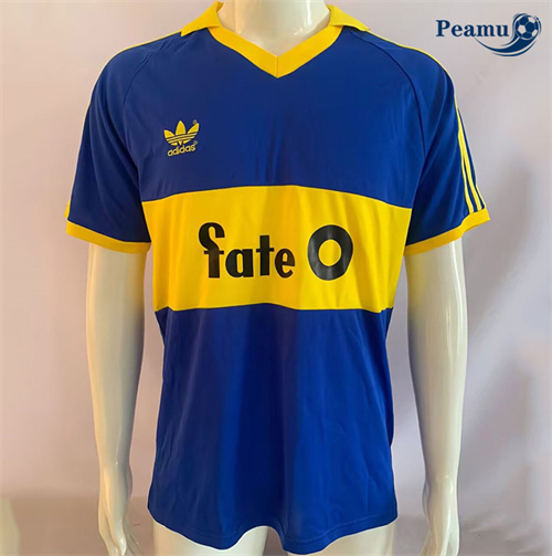 Novos Camisola Futebol Retrô Boca Juniors Principal Equipamento 1986-88