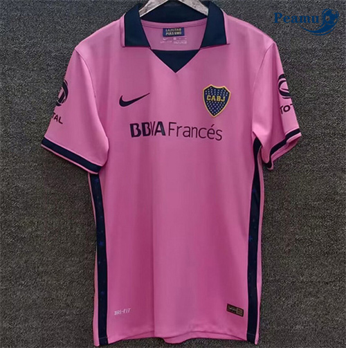 Oferta Camisola Futebol Retrô Boca Juniors Rosa 2013-14