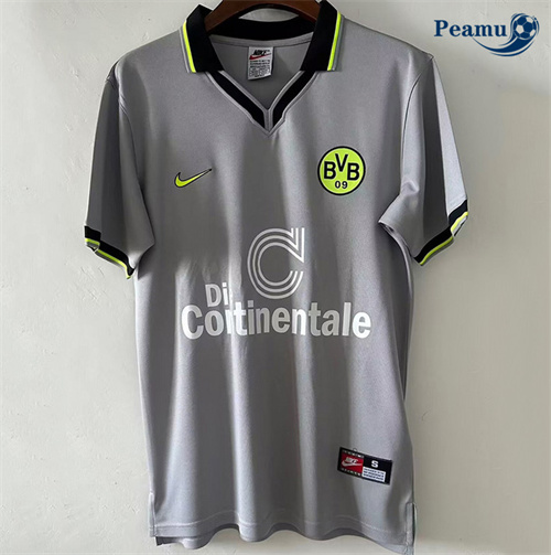 Novo Camisola Futebol Retrô Borussia Dortmund Alternativa Equipamento 1997