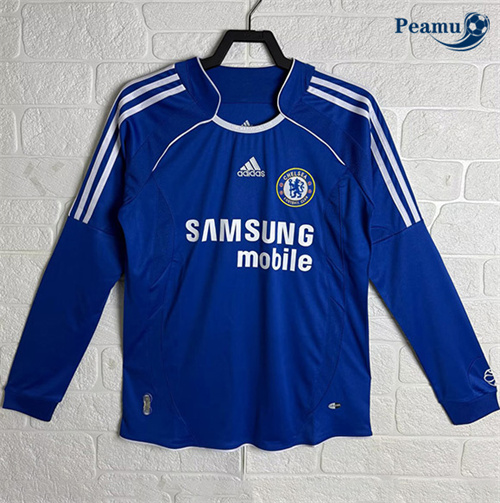 Loja Camisola Futebol Retrô Chelsea Principal Equipamento Manga longa 2006-07