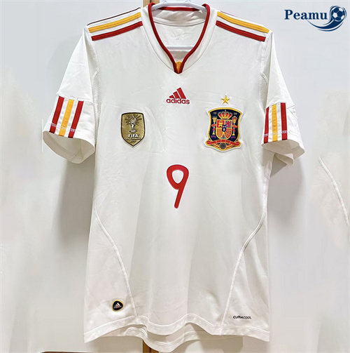 Novo Camisola Futebol Retrô España Alternativa Equipamento 2011-12