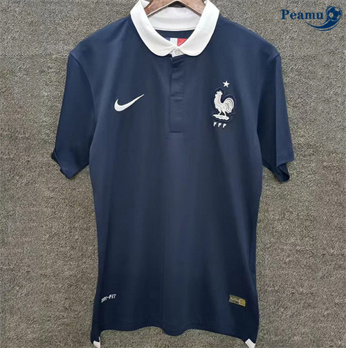 Criar Camisola Futebol Retrô Francia Principal Equipamento 2014