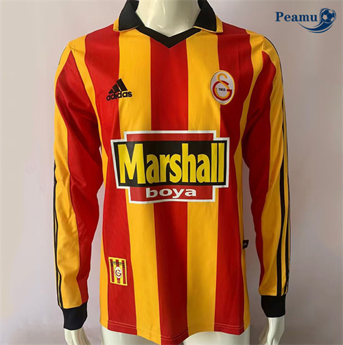 Comprar Camisola Futebol Retrô Galatasaray Principal Equipamento Manga longa 1999-00