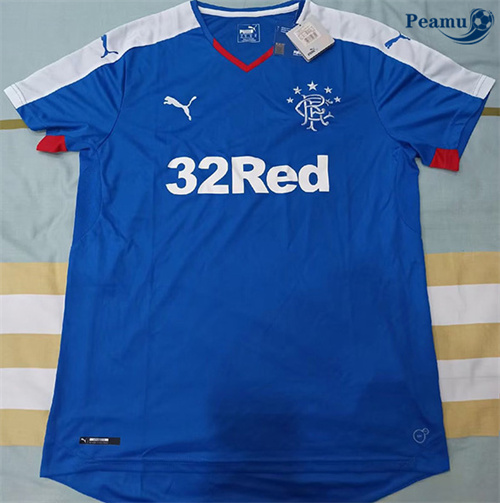 Criar Camisola Futebol Retrô Glasgow Rangers Principal Equipamento 2015-16