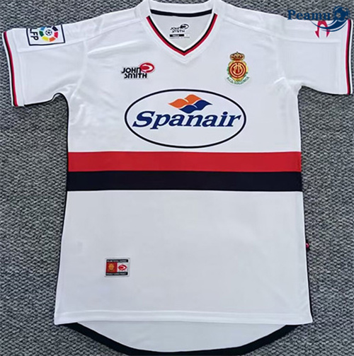 Oferta Camisola Futebol Retrô Mallorca Branco 2001-02