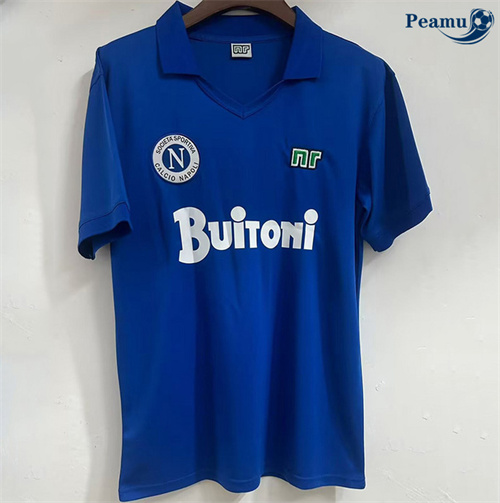 Novo Camisola Futebol Retrô Naples Principal Equipamento 1985