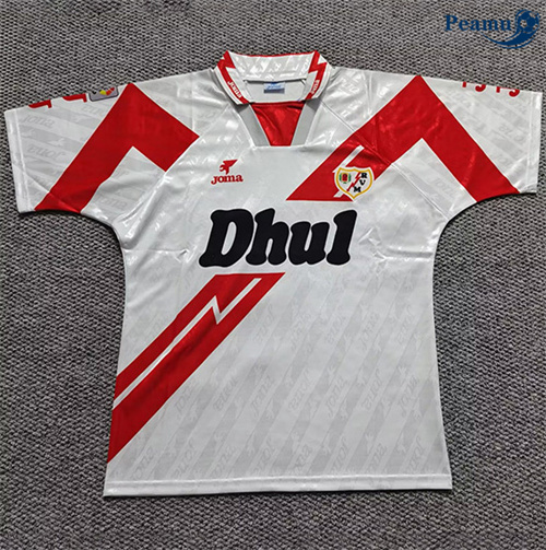 Novo Camisola Futebol Retrô Rayo Vallecano Principal Equipamento 1994-95