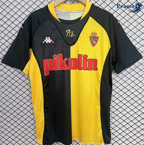Novos Camisola Futebol Retrô Saragosse Alternativa Equipamento 2001-02