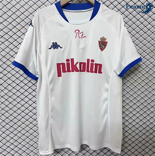 Criar Camisola Futebol Retrô Saragosse Principal Equipamento 2001-02