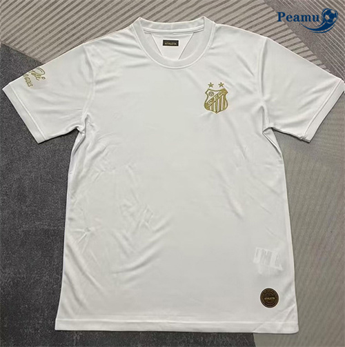 Novos Camisola Futebol Santos Laguna Equipamento Edição Comemorativa Branco 2025-2026