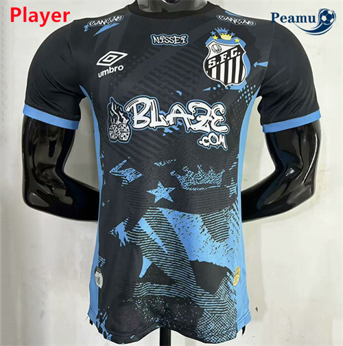 Novo Camisola Futebol Santos Player Equipamento Especial preto 2025-2026