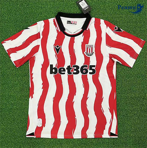 Criar Camisola Futebol Stoke City Principal Equipamento 2025-2026