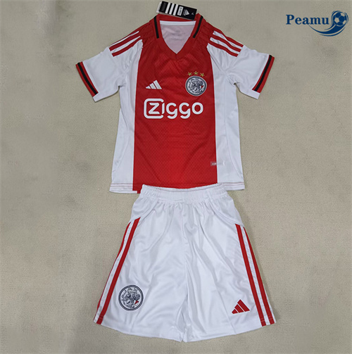 Camisola Futebol Ajax Crianças Principal Equipamento 2025-2026