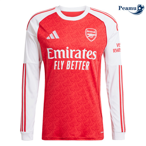 Camisola Futebol Arsenal Principal Equipamento Manga comprida 2025-2026