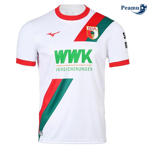 Camisola Futebol FC Augsburg Principal Equipamento Blanco 2025-2026