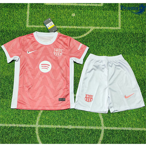 Camisola Futebol Barcelona Crianças Especial Equipamento Rosa 2025-2026
