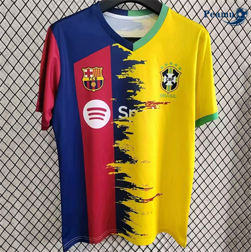Camisola Futebol Barcelona Brasil Equipamento colaboración 2025-2026