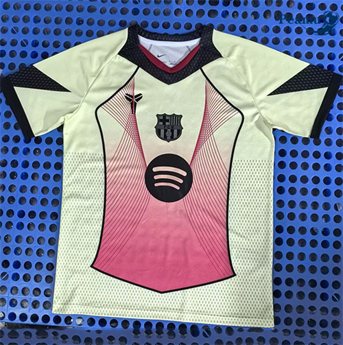 Camisola Futebol Barcelona Equipamento Amarelo 2025-2026
