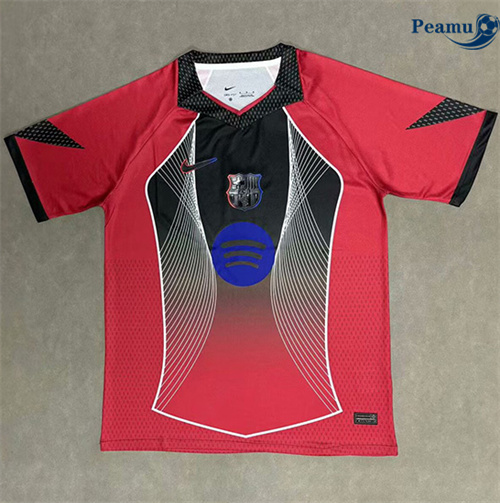 Camisola Futebol Barcelona Equipamento rojo 2025-2026