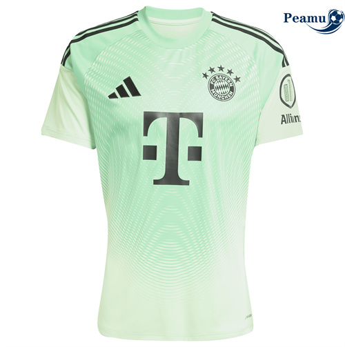 Camisola Futebol Bayern de Munique Equipamento Goleiro Verde 2025-2026