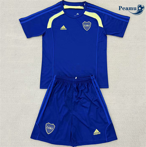 Camisola Futebol Boca Juniors Crianças Equipamento Training Azul 2025-2026