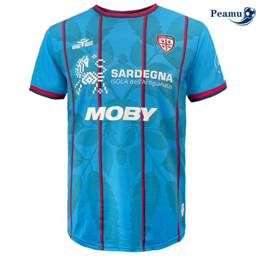 Camisola Futebol Cagliari Terceiro Equipamento 2025-2026