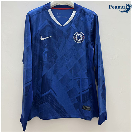 Camisola Futebol Chelsea Principal Equipamento Manga comprida 2025-2026