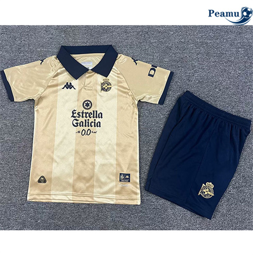 Camisola Futebol Deportivo La Coruna Crianças Equipamento 25e anniversaire 2025-2026