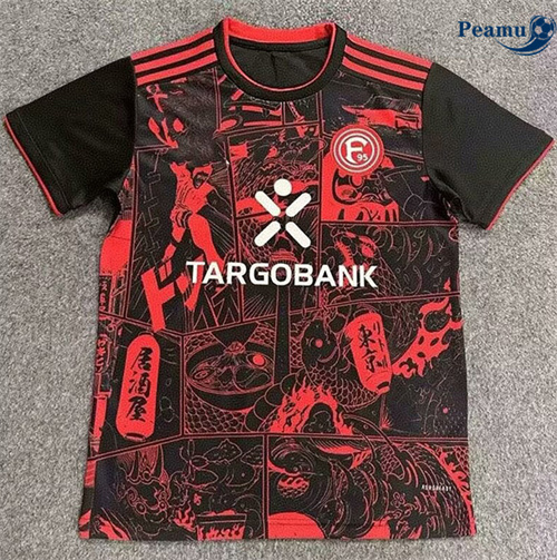 Camisola Futebol Fortuna Düsseldorf Equipamento Especial preto/Rojo 2025-2026