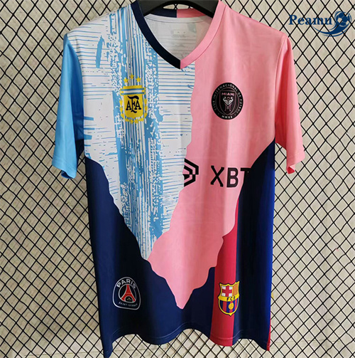 Camisola Futebol Inter Miami Equipamento Messi Argentina marca compartida 2025-2026