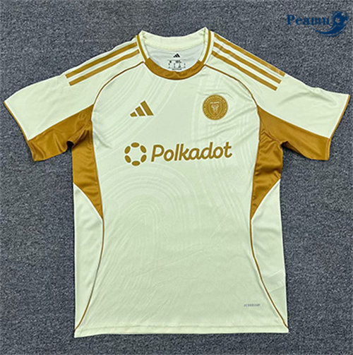 Camisola Futebol Inter Miami Equipamento Training Amarelo 2025-2026