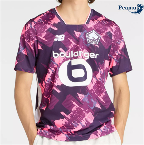 Camisola Futebol Lille OSC Alternativa Equipamento 2025-2026