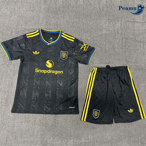 Camisola Futebol Manchester United Crianças Equipamento Terceiro 2025-2026