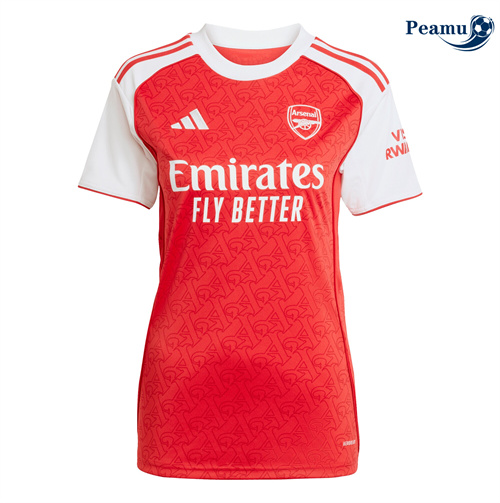 Camisola Futebol Arsenal Mulher Principal Equipamento 2025-2026