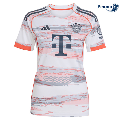 Camisola Futebol Bayern de Munique Mulher Alternativa Equipamento 2025-2026