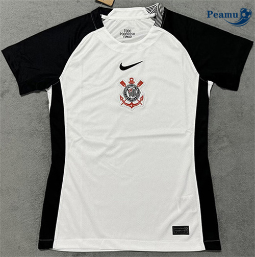 Camisola Futebol Corinthians Mulher Principal Equipamento 2025-2026