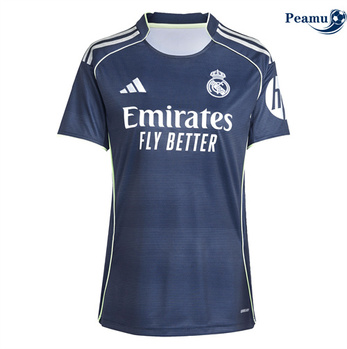 Camisola Futebol Real Madrid Mulher Alternativa Equipamento 2025-2026