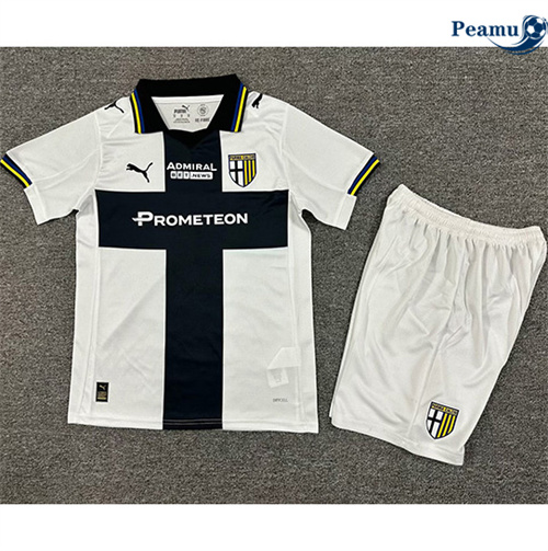 Camisola Futebol Parma Calcio Crianças Principal Equipamento 2025-2026