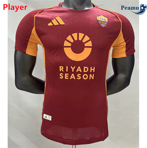 Camisola Futebol AS Roma Player Principal Equipamento 2025-2026