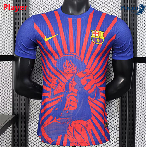 Camisola Futebol Barcelona Player Equipamento Especial rojo/Azul 2025-2026