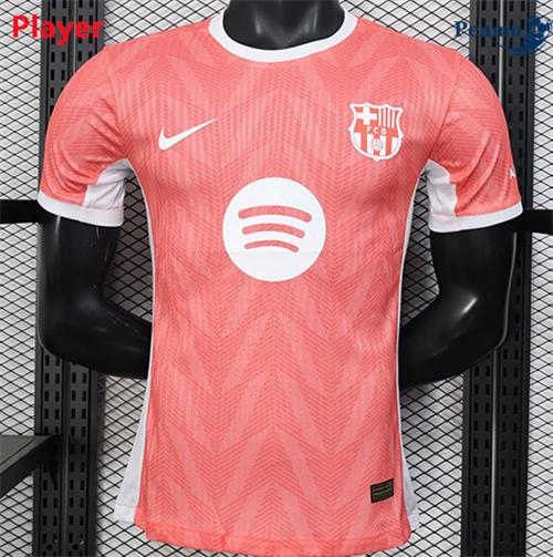 Camisola Futebol Barcelona Player Equipamento Especial Rosa/rojo 2025-2026