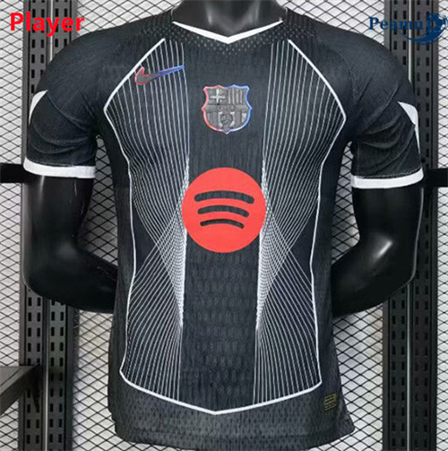 Camisola Futebol Barcelona Player Equipamento Especial preto 2025-2026